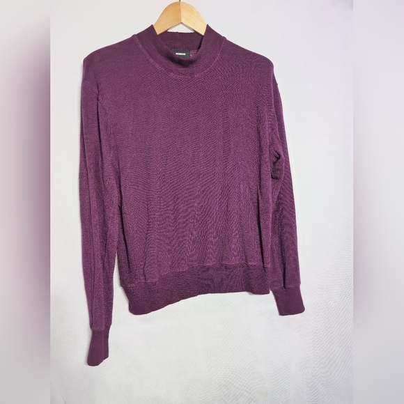 Monrow Sweaters - Monrow Deep Purple Sz S Knit Sweater Top